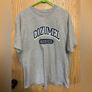 Cozumel, Mexico Light Gray Souvenir Tee **BRAND NEW**